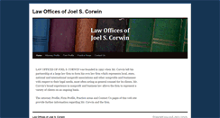 Desktop Screenshot of corwin-law.com